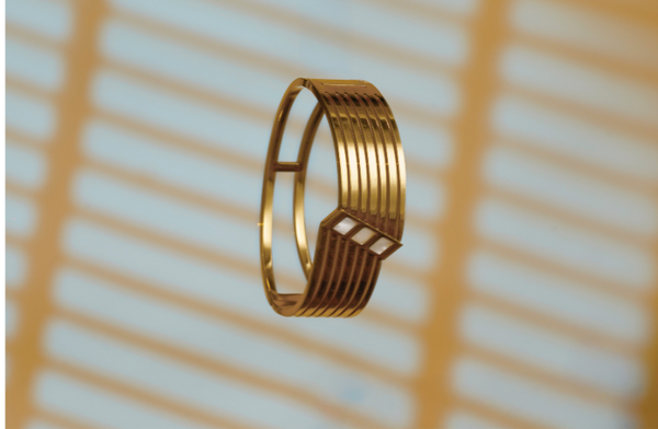 Ashnera BR-137 Gold-Toned Bracelet